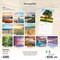 Tranquility | 2026 12 x 24 Inch (Hanging) Monthly Square Wall Calendar | Plastic-Free